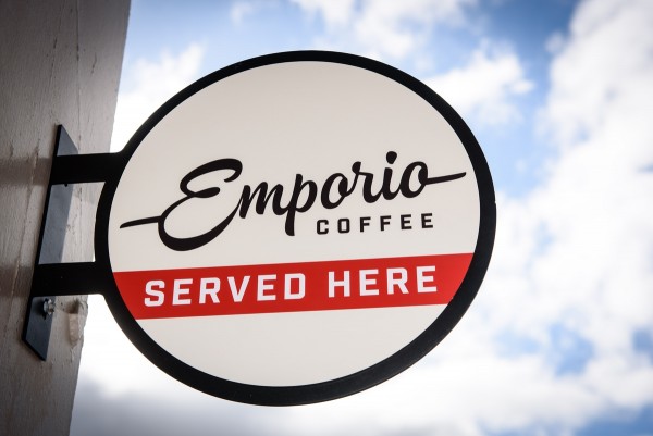 Emporio Wellington cafe sign